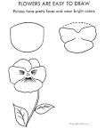 How to draw flowers