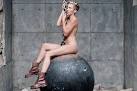 Miley Cyrus Strips, Swings Around Naked in 'Wrecking Ball' Video ...
