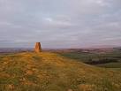 The summit of Cult Hill at sunset, with the evening light colouring much of - via Daymix
