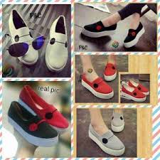 Jual Sepatu Kets Platform wanita Baymax 4 Warna Grosir Sepatu ...