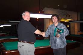 Dave \u0026quot;Dancing Bear\u0026quot; Malone and Thierry Layani March 2, 2003 - pool_tournament_006