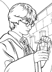 Harry Potter coloring page