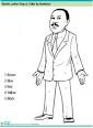 Martin Luther King Jr coloring page