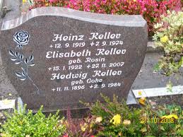 Grab von Hedwig Keller (geb. Gohr) (11.11.1896-02.09.1984 ...