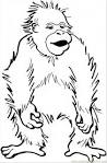 Orangutan coloring page