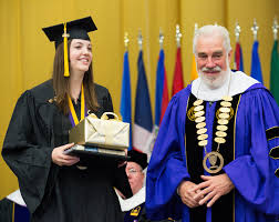 Alexandra Foote of Shelburne, VT, named co-valedictorian of Saint ... - Foote_Alexandra_co-valaedictorian_w._St._Mike_s_President_Neuhauser