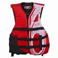 Amazon.com: X20 Universal Adult Life Jacket Vest - Red &amp; Black ...