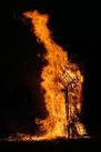 The 2007 burning wicker man, Butser Ancient Farm - via Daymix