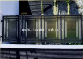 109 Desain pagar dan pintu besi minimalis modern dan konvensional ...