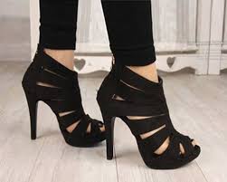 Sexy Womens Platform Pump Stiletto High Heels Ankle Boots Sandal ...