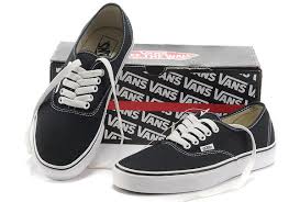 Women and Men Vans Authentic Black Lovers skate Canvas Shoes ...