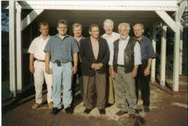 Die sieben Gründungsmitglieder der SSG Helmste von links: Uwe Prigge, Hartmut Cordes, Henry Dankers, Alfred Röhr, Ernst Schmeelk, Jürgen Petruck und Werner ... - image002