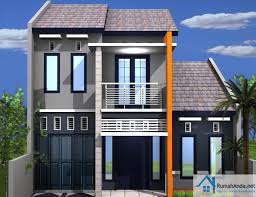 Fasad Desain Rumah Minimalis Dua Lantai