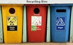 Colorful Recycling Containers - via Daymix