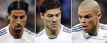 Khedira, Xabi Alonso y Pepe