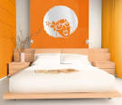 Bedroom interior orange - Interior oranye - Fresh Orange Bedroom ...