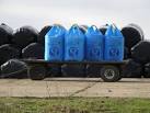 This is ammonium sulphate fertilizer in the blue and silage in the shrink - via Daymix
