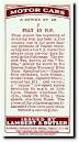 British Empire: Media: Cigarette Cards: Motor Cars: Fiat 10 HP "