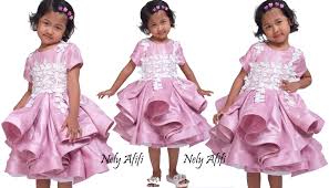 Gaun Pesta Anak Salem Prada - Nely Afifi
