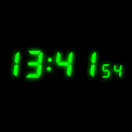displays the current time