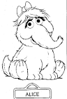 Sesame Street coloring page