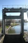 Looking upstream through the lock gate towards Denver Sailing Club. - via Daymix