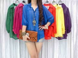 Model Baju Bahan Sifon Terbaru Oktober 2014 2015 | Baju