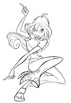 Winx da colorare - Fantasy