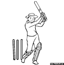 Cricket coloring page