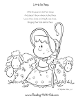 Nursery Rhyme coloring page