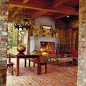 Porches and Patios: Cozy Brick Porch - Porch and Patio Design ...