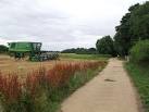 Harvesting Will Resume Tomorrow. It look as if the farmer has finished - via Daymix