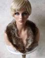 Genuine Arctic Furs by Alexander Mink ... - 134129017_genuine-raccoon-fur-collar-wrap-scarf-for-coat-or-jacket