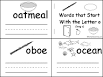 Oboe coloring page