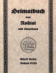 Heimatverein Markt Roßtal e.V.: Adolf Rohn: Heimatbuch von 1928