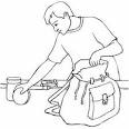 Equipment coloring page