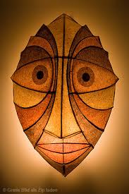 Maske – Lichtkunstwerk von Christiane Kling - maske-christiane-kling