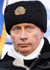 Vladimir Putin con un colbacco