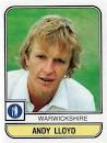 WARWICKSHIRE - Andy Lloyd #214 PANINI "World of Cricket 83" 1983 Cricket ... - warwickshire-andy-lloyd-214-panini-world-of-cricket-83-1983-cricket-sticker-27871-p