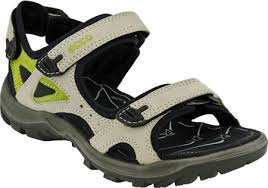 Womens Ecco Rainer Sport Sandal (Moon Rock/Herbal) [KDMH1818 ...