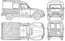 The-Blueprints.com - Blueprints > Cars > Citroen > Citroen Acadiane