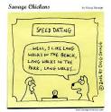 Speed Dating Cartoons | Savage Chickens - Cartoons on Sticky Notes