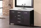 Bathroom Designs: Bathroom Vanities Lowes Black Wooden Table Steel ...