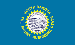 State flag of South Dakota - via Daymix