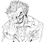 Joker coloring page