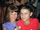 Raffaella e Federica prima dell'esibizione