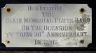 The Blair Memorial band was wormed in response to the triple drowning - via Daymix