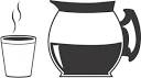 Coffee coloring page