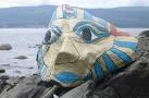 Picture of Tut tut the painted rock taken in 2006. Also known as King Tut - via Daymix