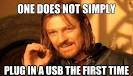 USB, Y U NO WORK FIRST TIME?